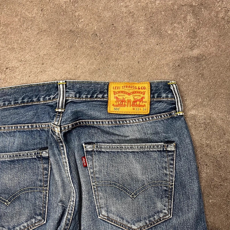 Vintage Levi's 501 Jeans Herren – Gesäßtasche