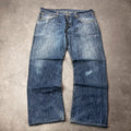 Vintage Levi's 501 Jeans Herren W38 L30 Blau – Vorderansicht