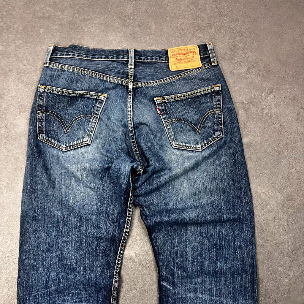 Vintage Levi's 501 Jeans Herren Straight W34 L32 Blau 2000s, Bild 4