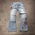 Vintage Y2K Flare Jeans Damen Japan Style – XS