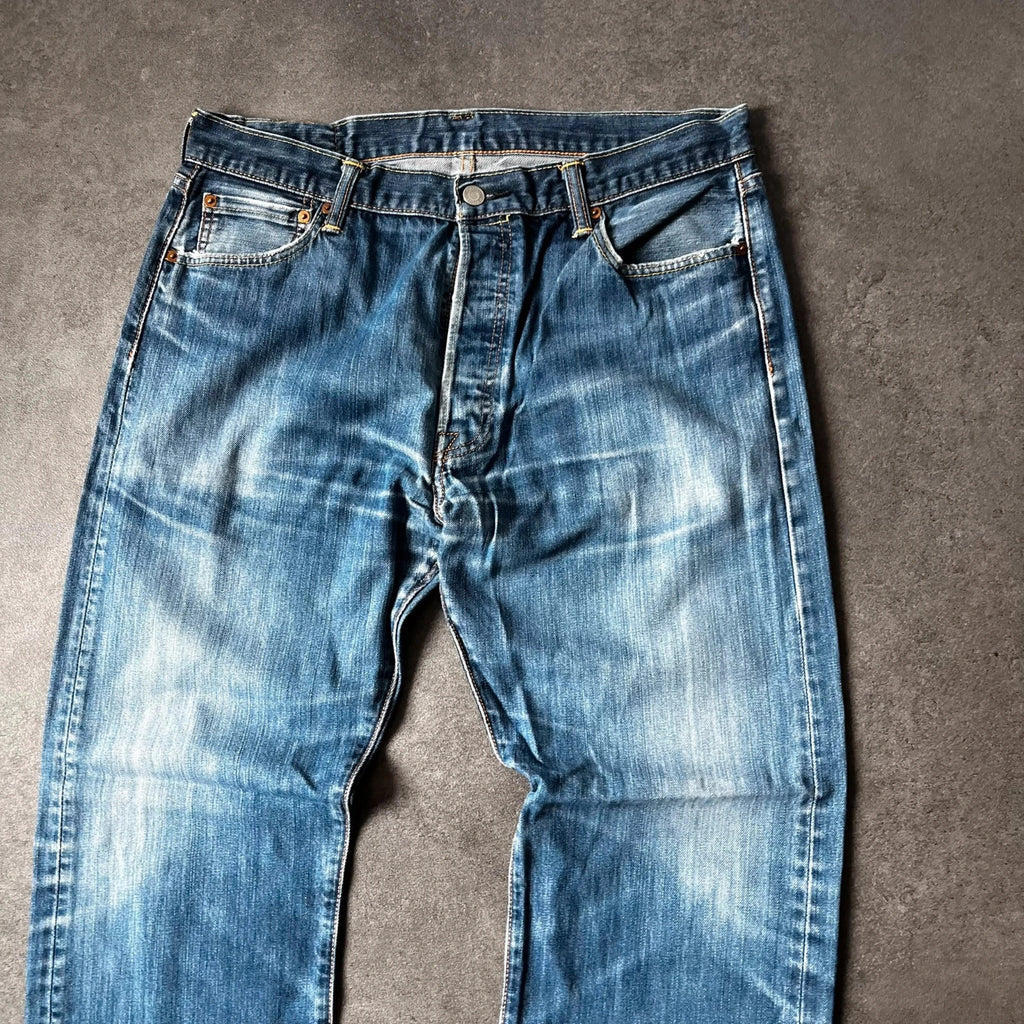Vintage Levi's 501 Jeans Herren Straight W36 L30 Blau 2000s, Bild 3