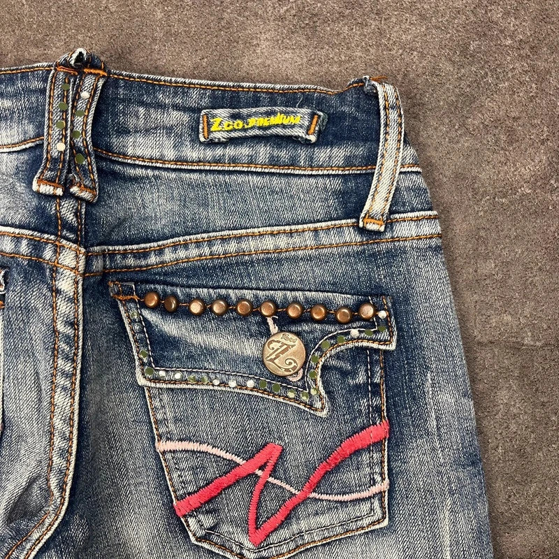 Vintage Zco Jeans Damen – Nieten-Detail
