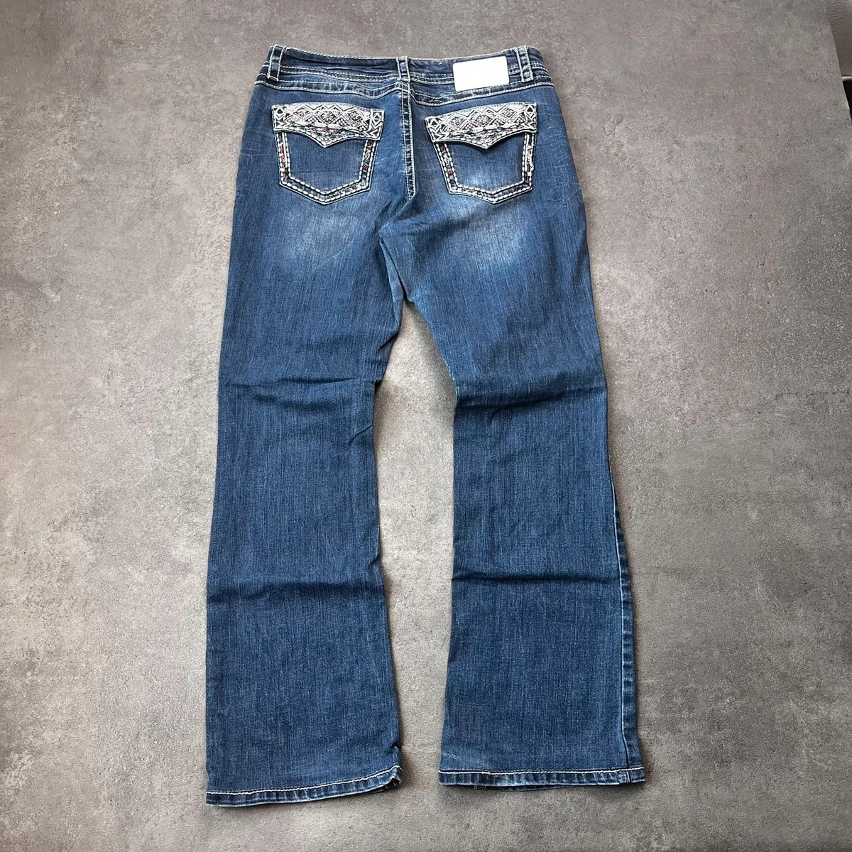 Vintage Charme Jeans Damen Bootcut Gr. M Blau Y2K, Bild 1