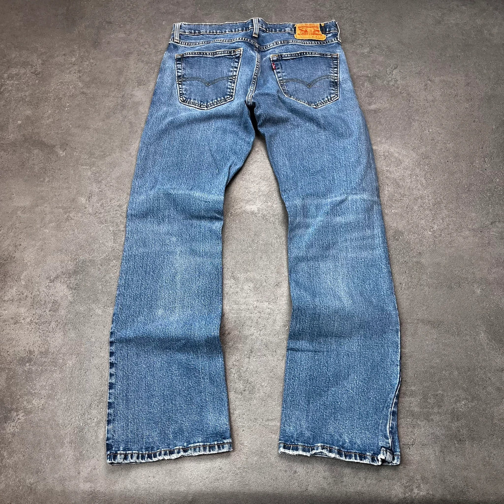 Vintage Levi's 527 2007er Jeans Bootcut Fit W34 L32 Blau 2000s, Bild 3