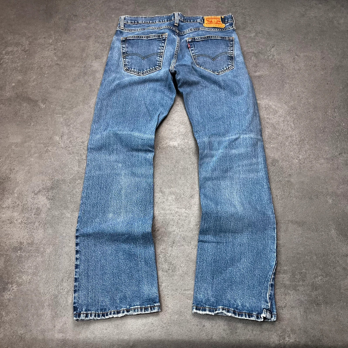 Vintage Levi's 527 2007er Jeans Bootcut Fit W34 L32 Blau 2000s, Bild 3