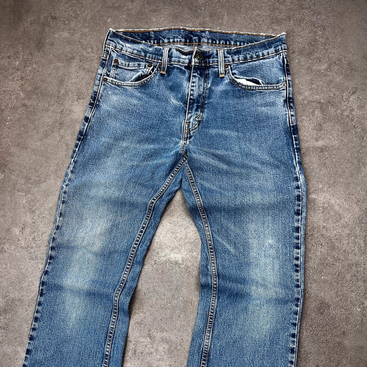 Vintage Levi's 527 2007er Jeans Bootcut Fit W34 L32 Blau 2000s, Bild 2