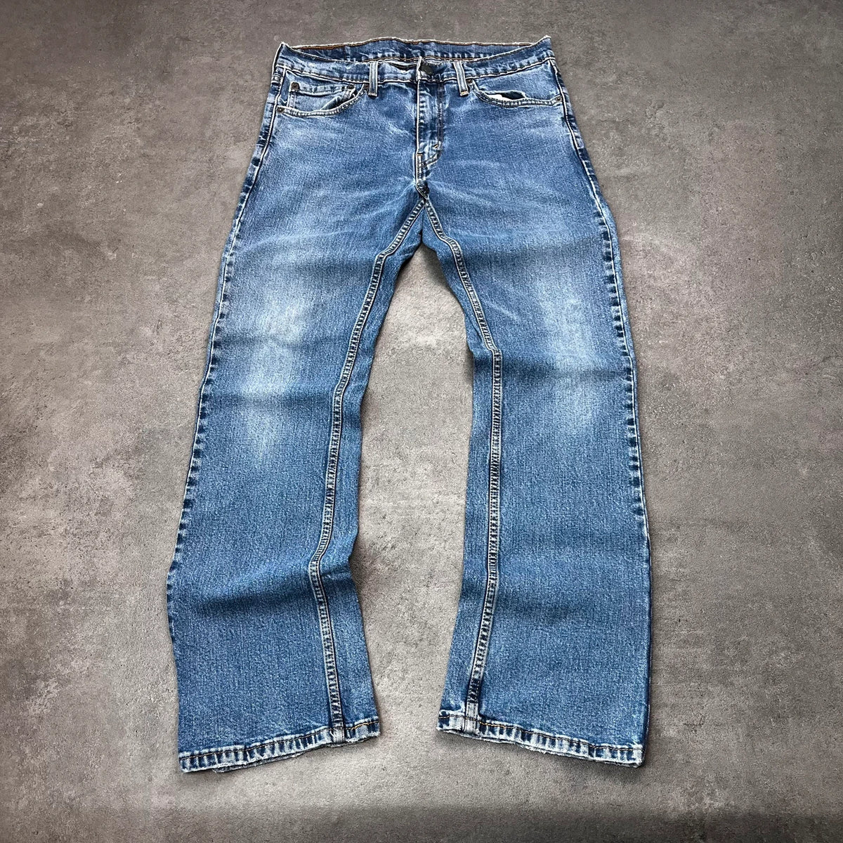 Vintage Levi's 527 2007er Jeans Bootcut Fit W34 L32 Blau 2000s, Bild 1