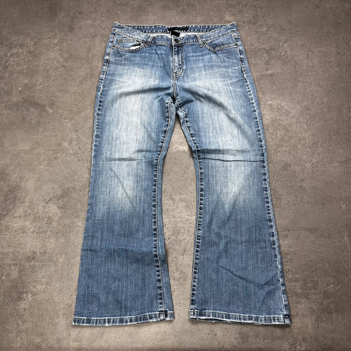 Vintage Y2K Jeans Damen Bootcut L – Vorderansicht
