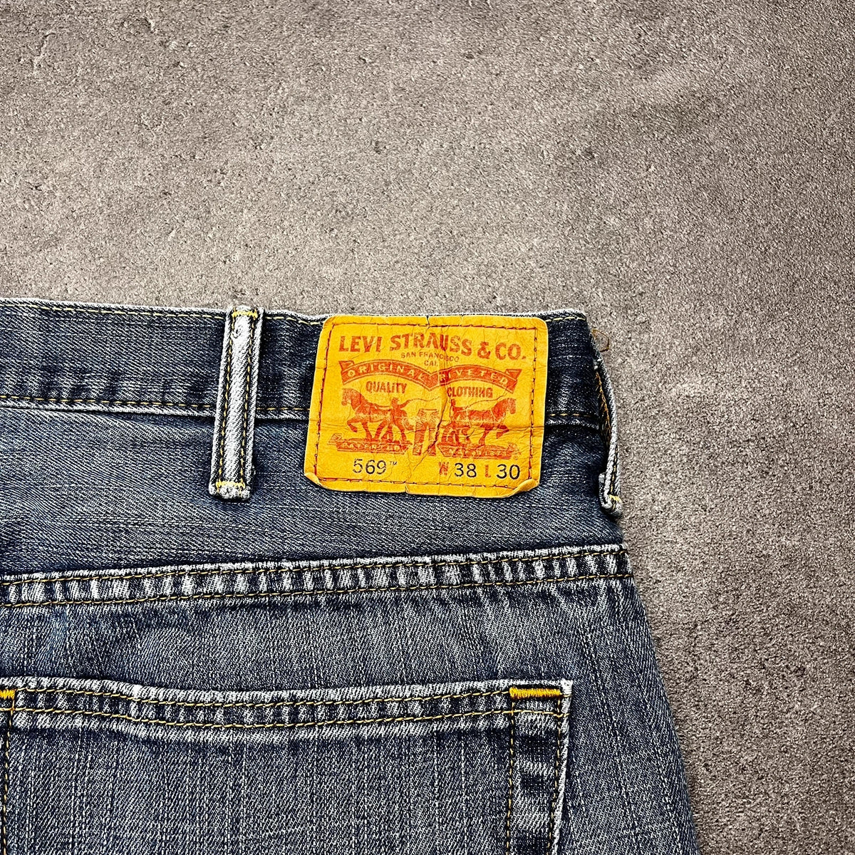 Levis Lederpatch 569 W38 L30