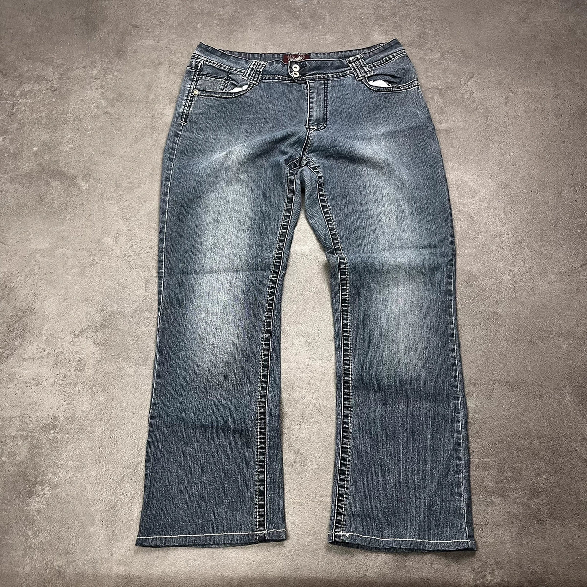 Vintage Angels Y2K Jeans Damen Bootcut XL – Vorderansicht