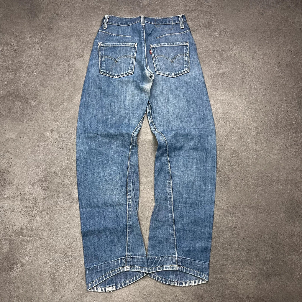 Vintage Levi's Engineered Jeans Unisex W28 L32 Blau 90er