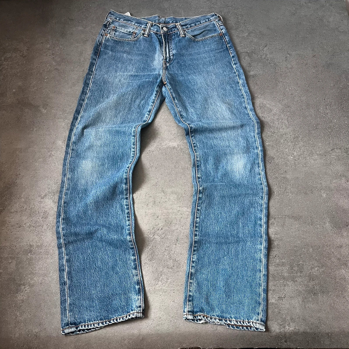 Vintage Levi's 514 Straight Jeans Herren W33 L34 Blau