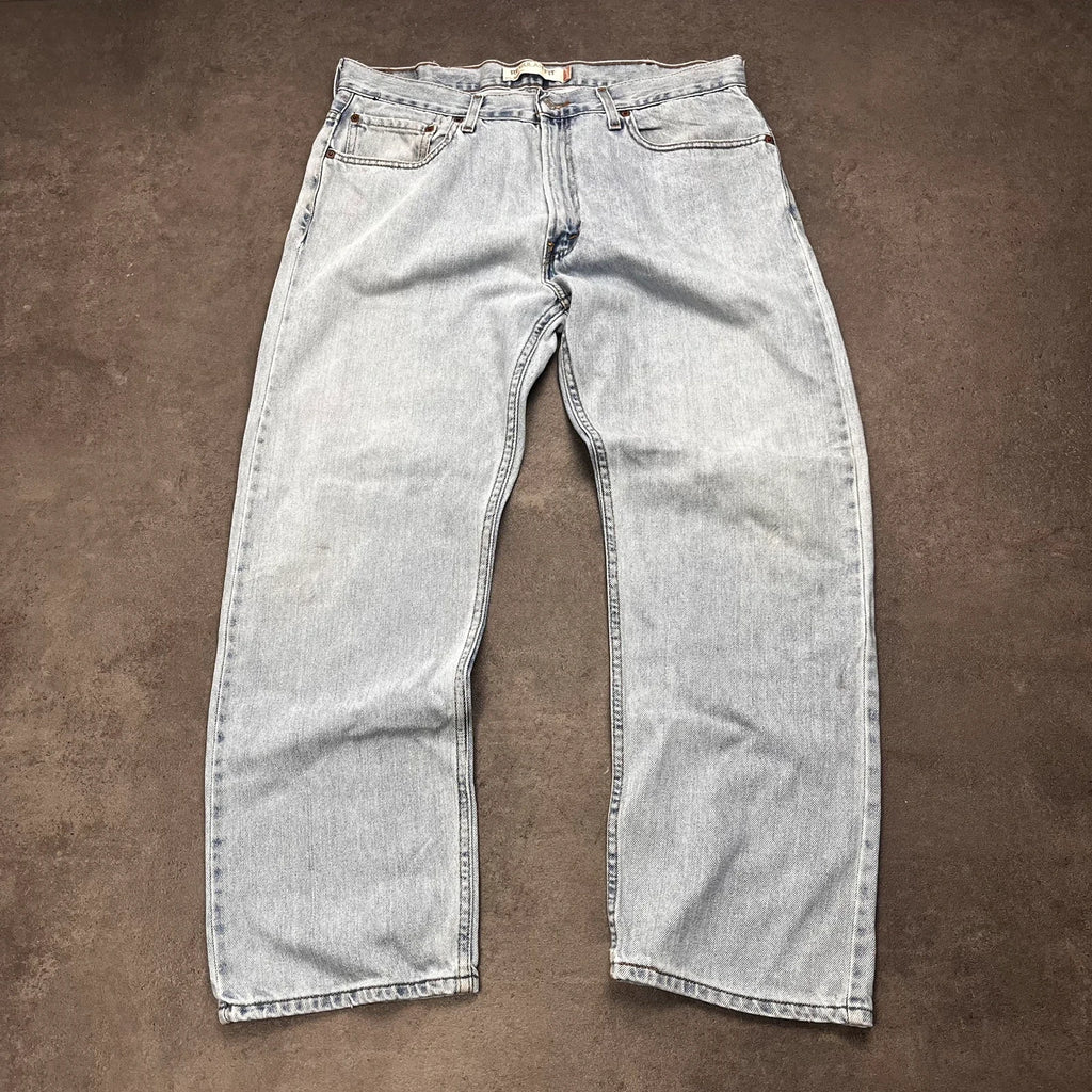 Vintage Levi's 505 Regular Fit Jeans Herren W38 L30 Hellblau