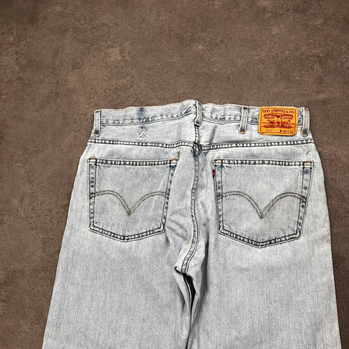 Vintage Levi's 505 Jeans Herren W38 L30 – Rückseite Detail