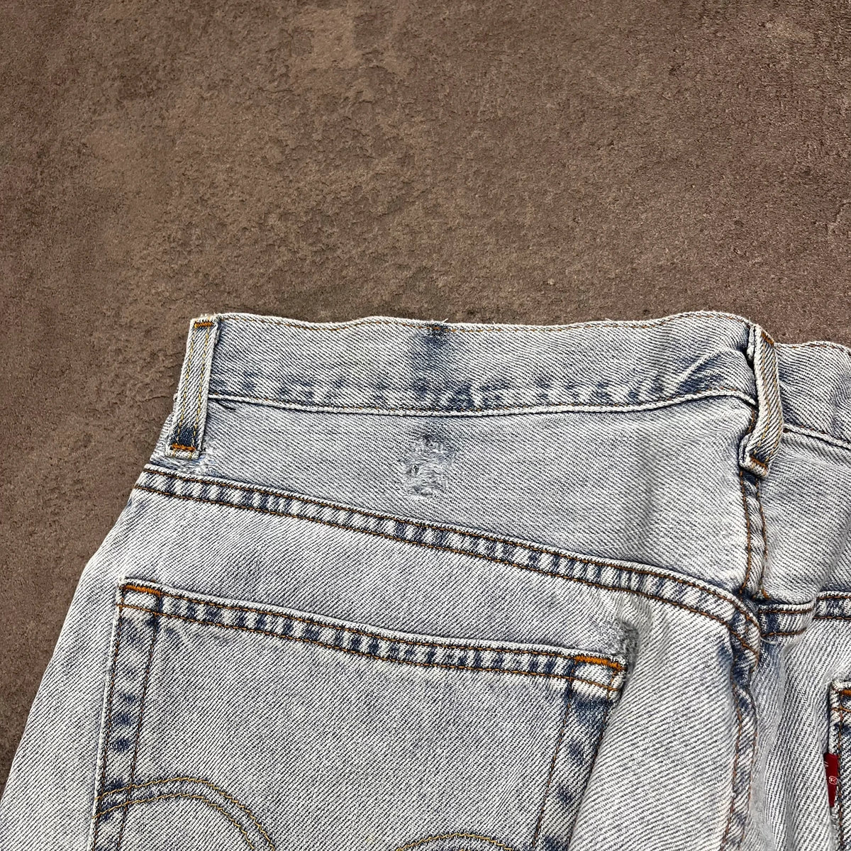Vintage Levi's 505 Jeans Herren W38 L30 – Gesäßtasche Detail