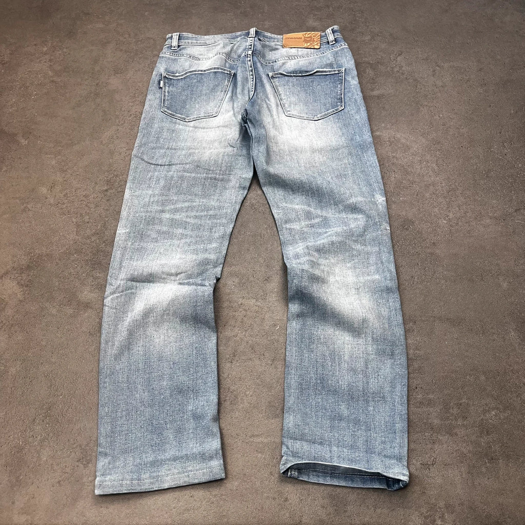 Rare Vintage Oniarai Japan style Jeans Herren bootcut W30 blau