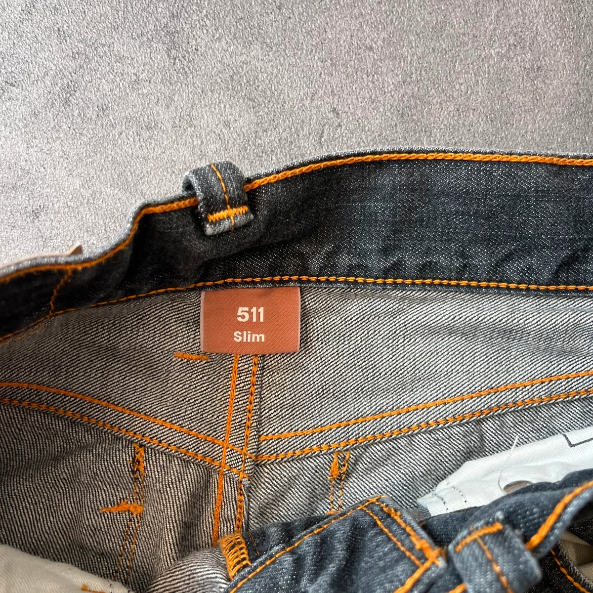 Vintage Levi's 511 Slim Jeans Herren W31 L32 Schwarz – Innenetikett 511 Slim