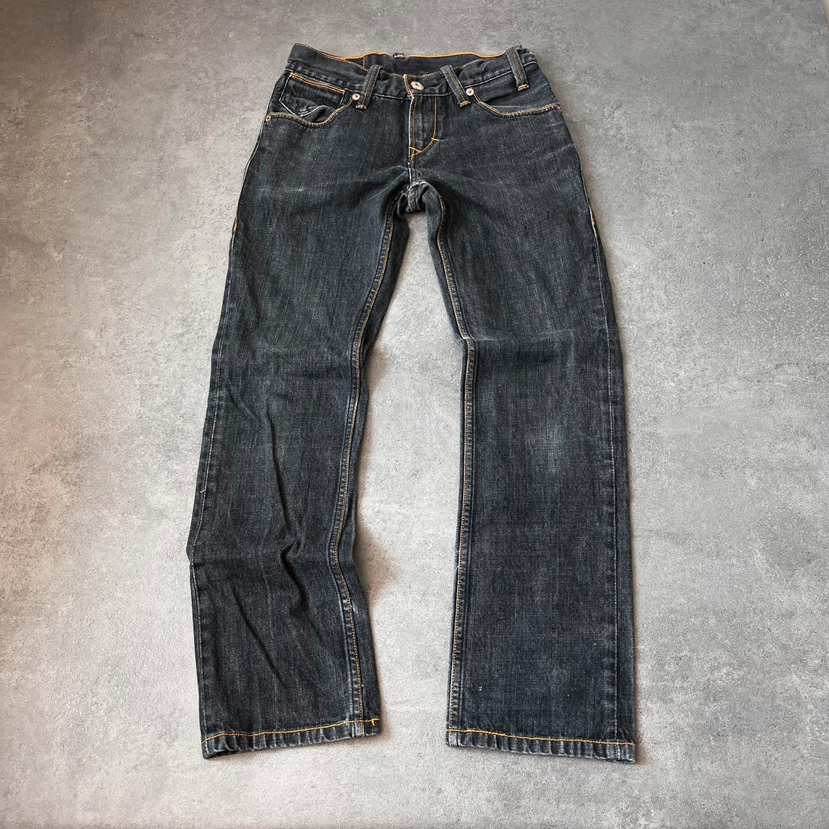 Vintage Levi's 511 Slim Jeans Herren W31 L32 Schwarz