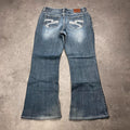 Vintage Y2K Jeans Damen Bootcut Gr. S Blau – Bild 1