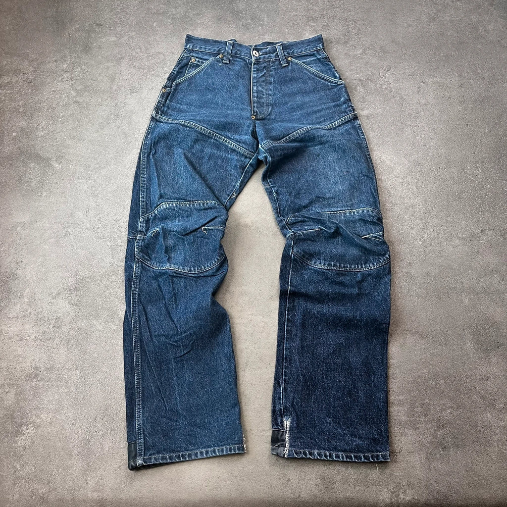 Vintage G-Star herren Jeans Herren Straight-Leg W27 L32 Blau