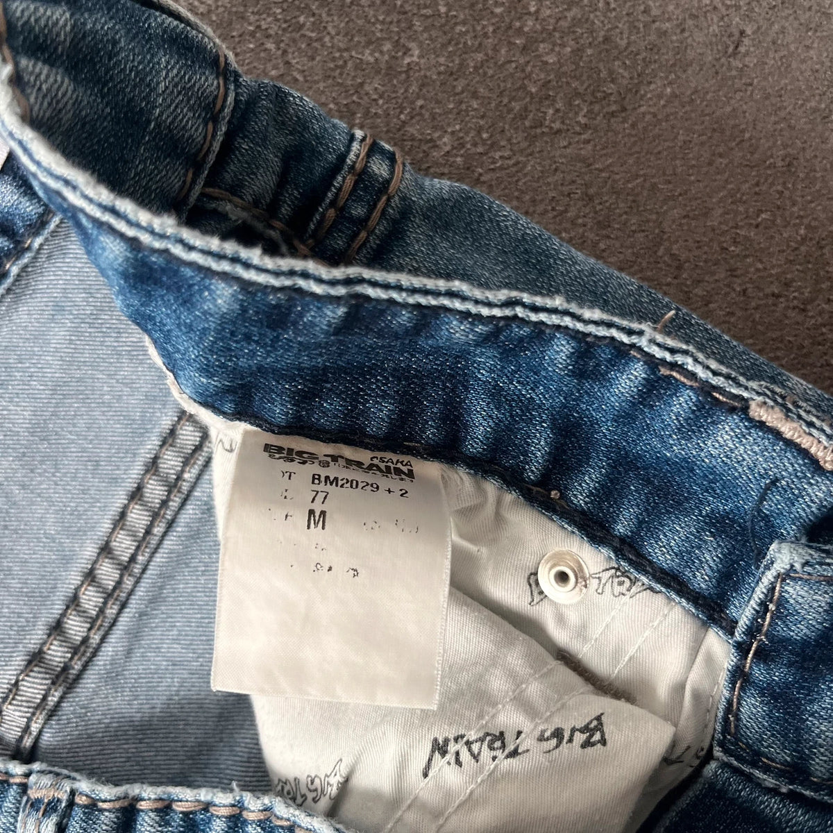 Vintage Big Train Japan Jeans Herren M blau