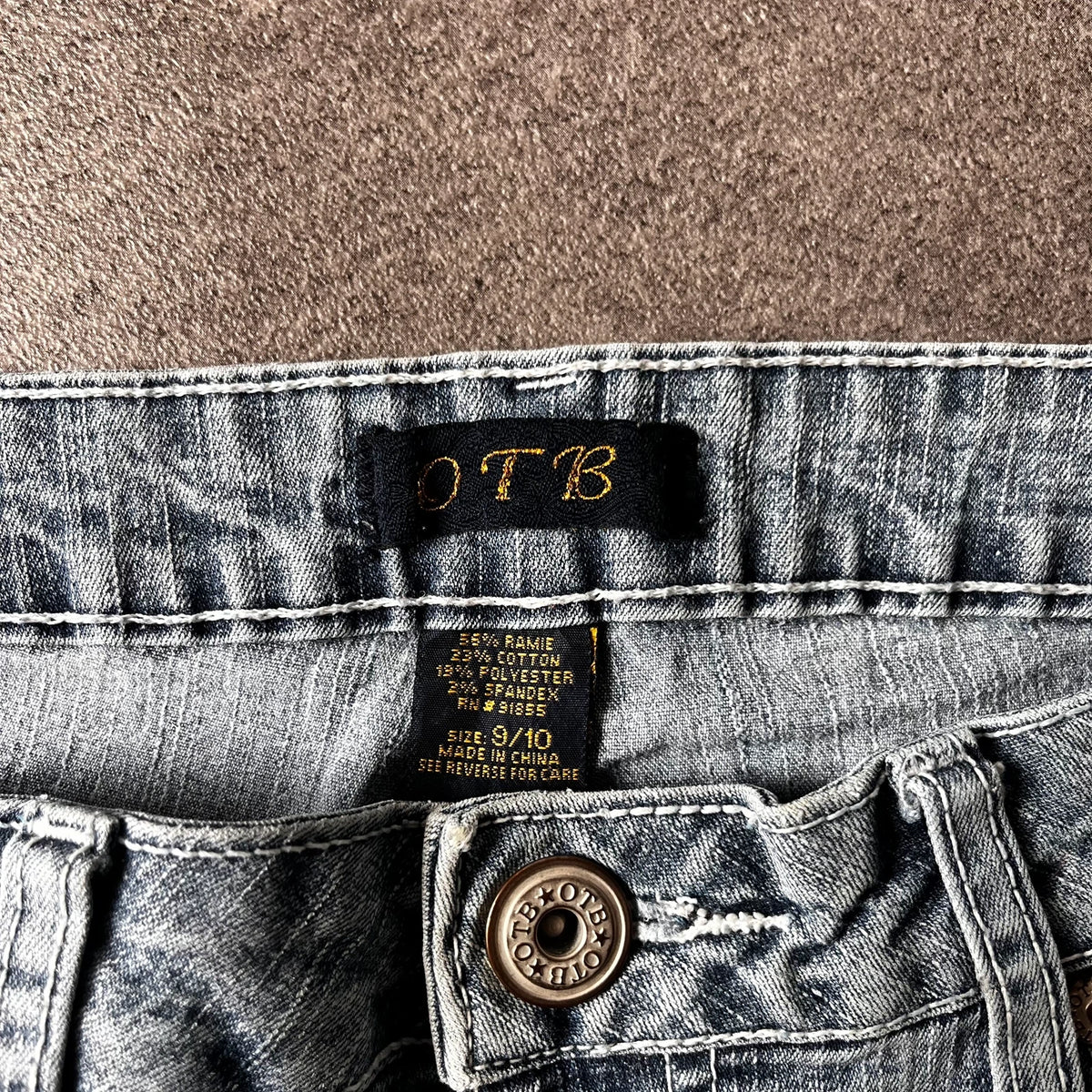 Vintage OTB Jeans Damen Bootcut Gr. S blau