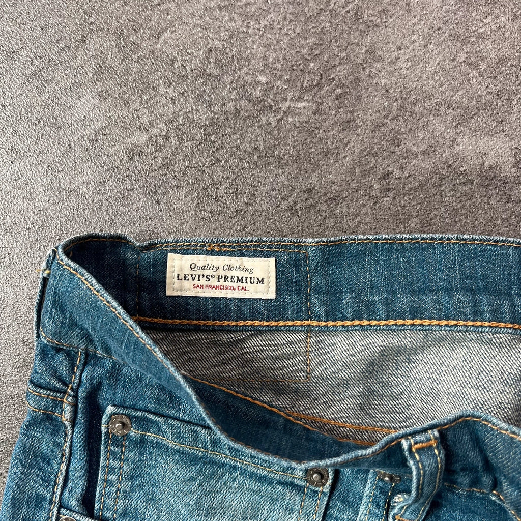 Vintage Levi's 527s Jeans Herren Bootcut W36 L32 blau, Bild 3