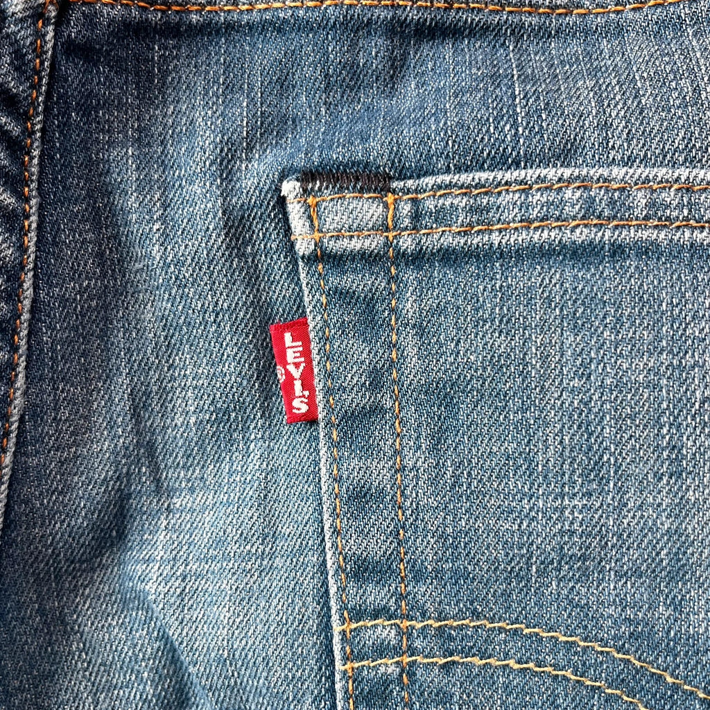 Vintage Levi's 527s Jeans Herren Bootcut W36 L32 blau, Bild 7