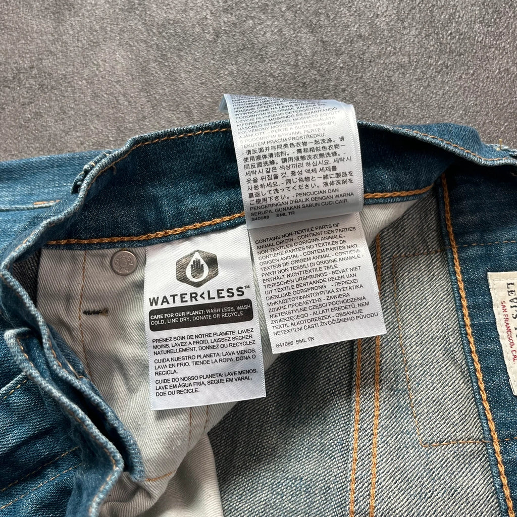 Vintage Levi's 527s Jeans Herren Bootcut W36 L32 blau, Bild 4