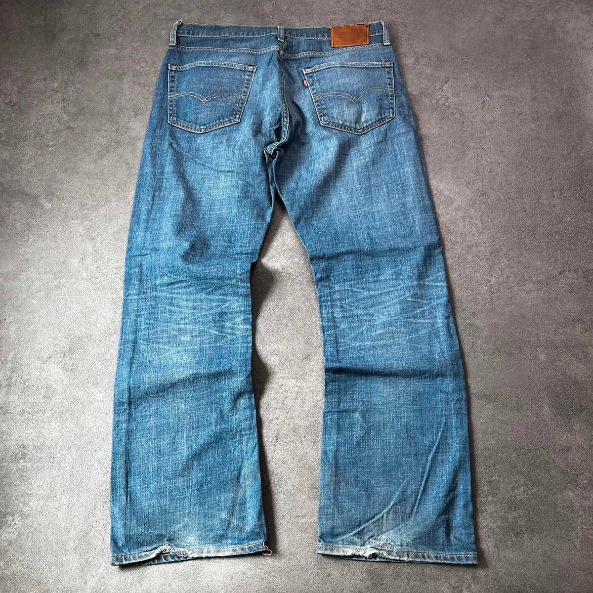 Vintage Levi's 527s Jeans Herren Bootcut W36 L32 blau, Bild 5