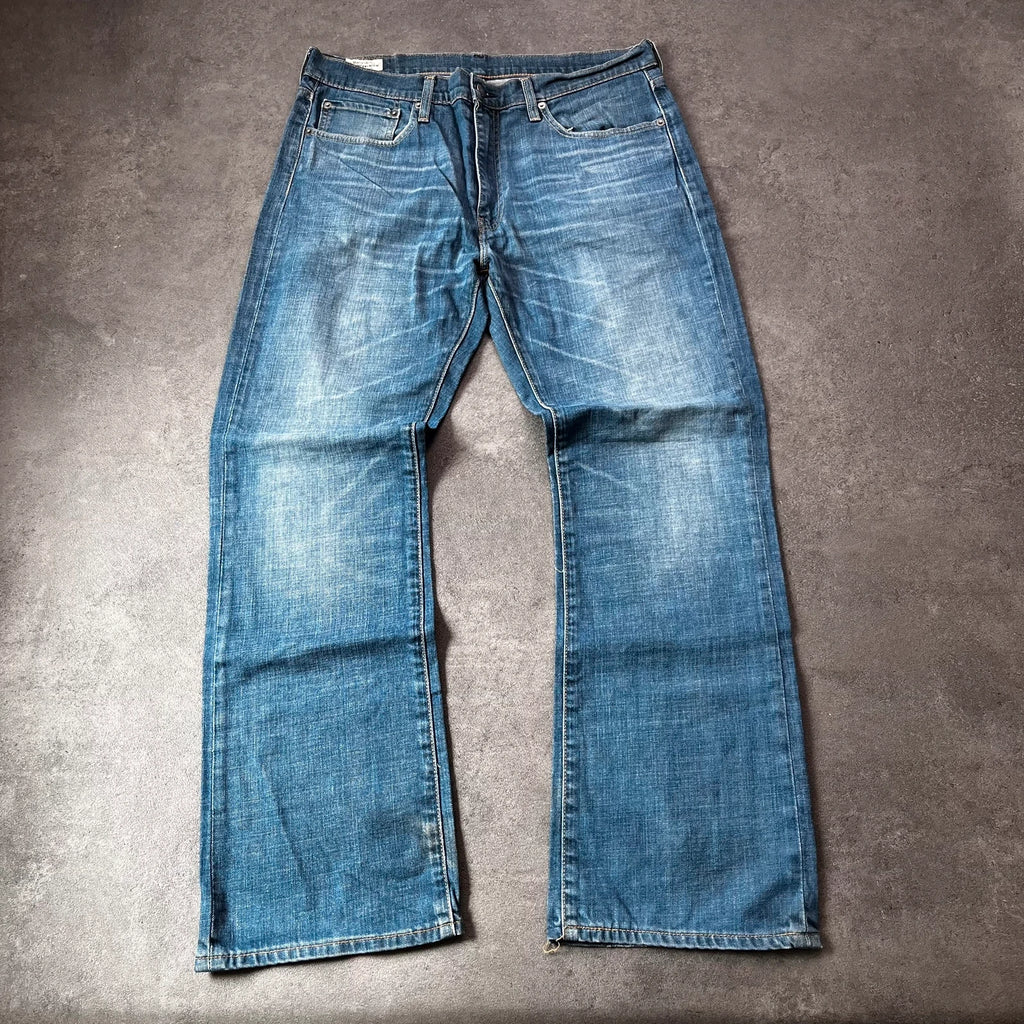 Vintage Levi's 527s Jeans Herren Bootcut W36 L32 blau, Bild 1