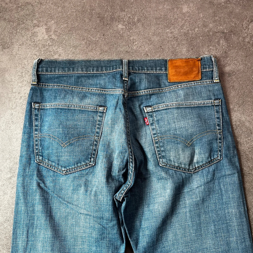 Vintage Levi's 527s Jeans Herren Bootcut W36 L32 blau, Bild 6