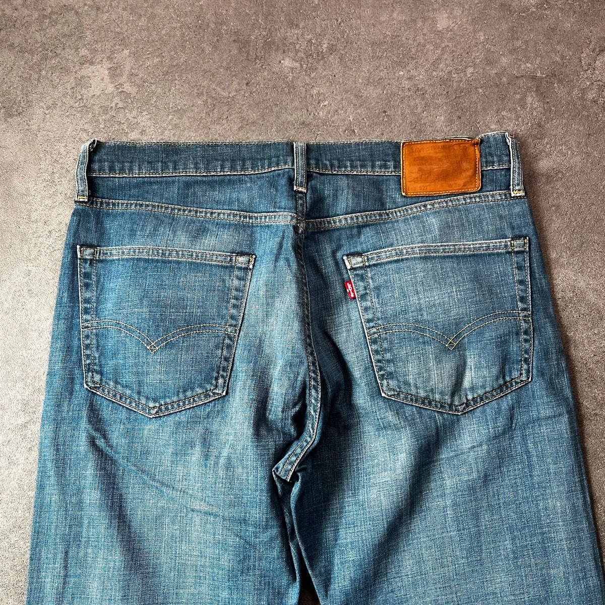 Vintage Levi's 527s Jeans Herren Bootcut W36 L32 blau, Bild 6