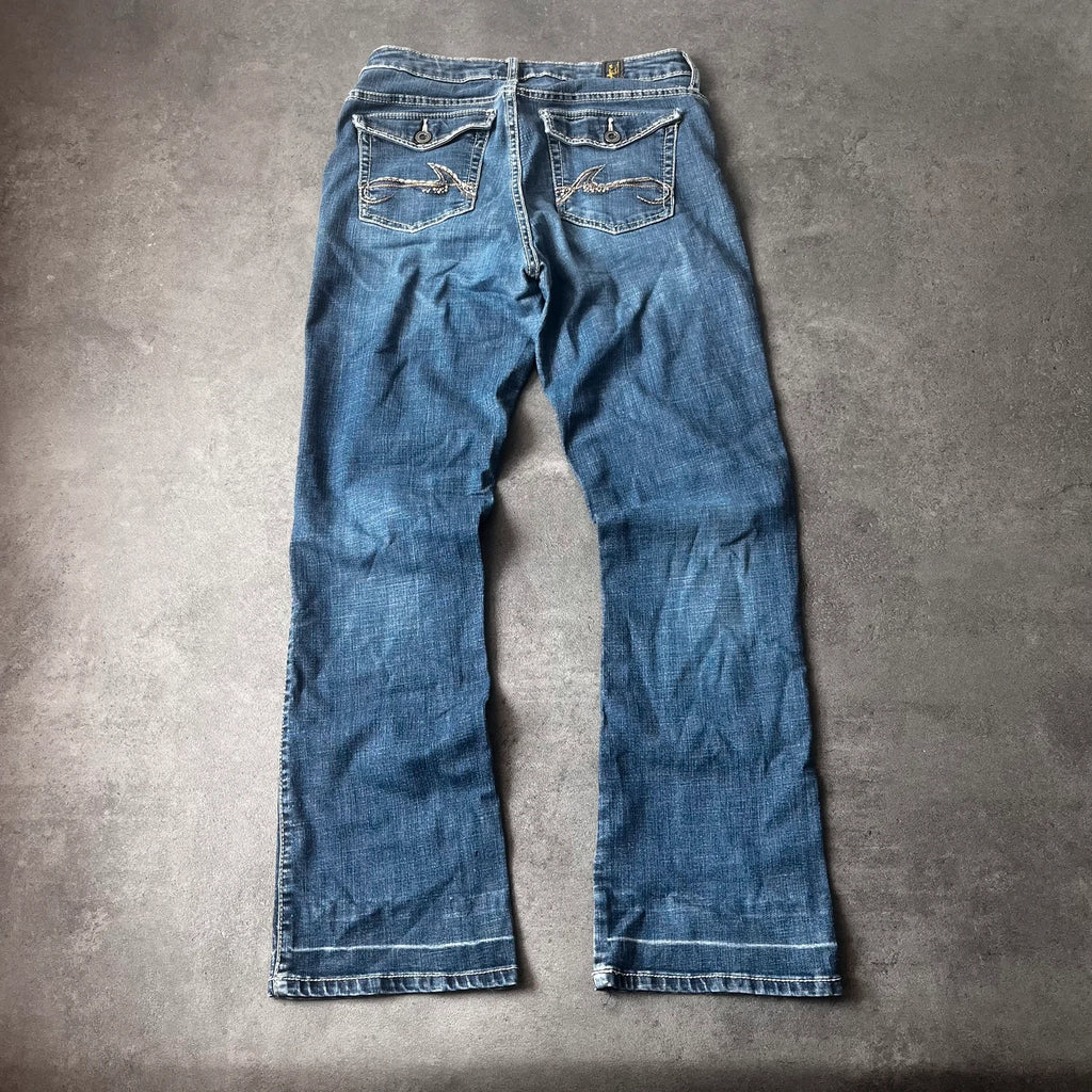 Vintage Silver Jeans Damen Bootcut Gr. M blau, Bild 1