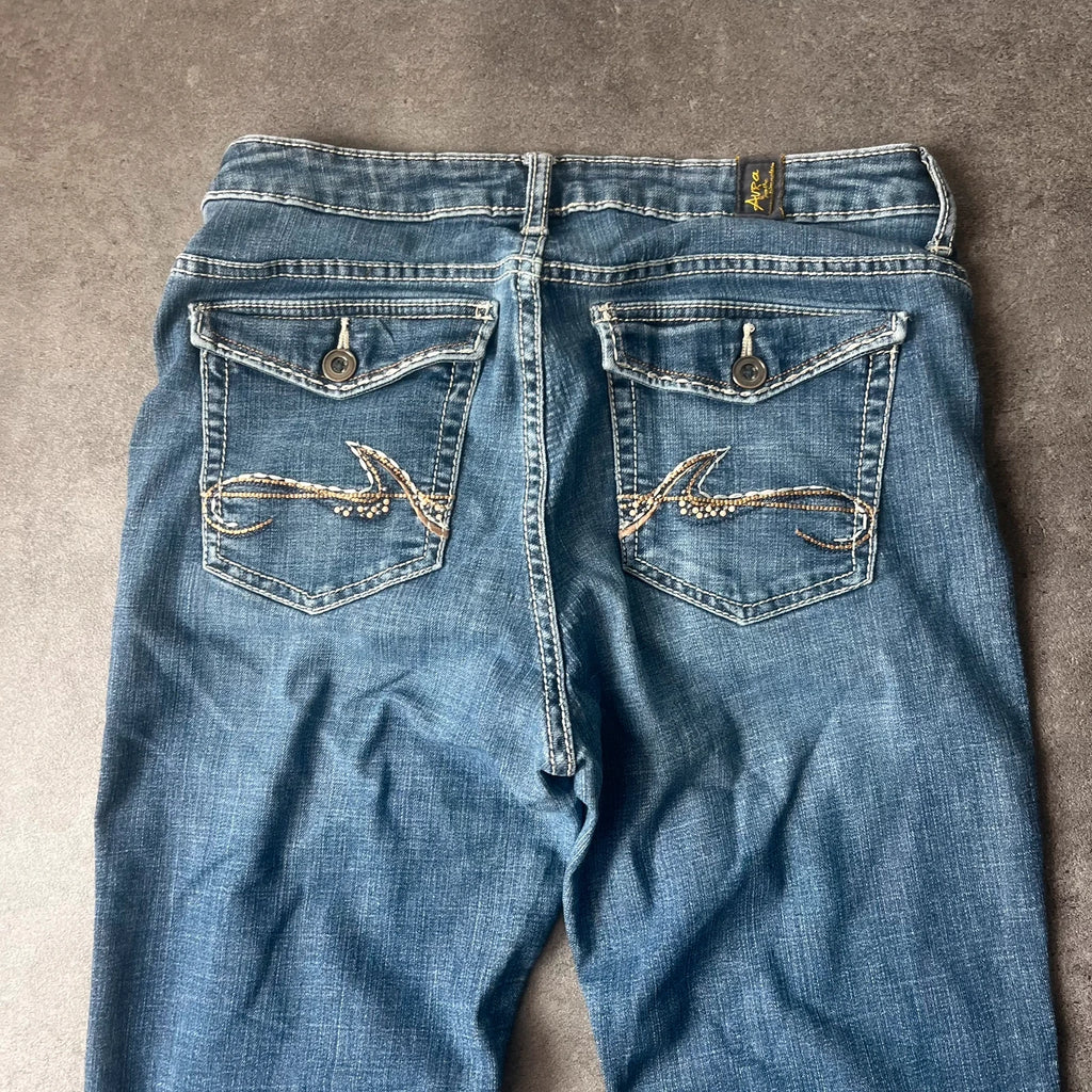 Vintage Silver Jeans Damen Bootcut Gr. M blau, Bild 2