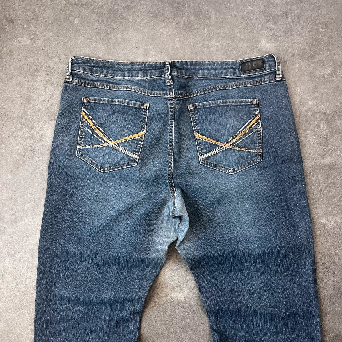 Vintage Natural Jeans Damen Bootcut Gr. L Blau 2000s