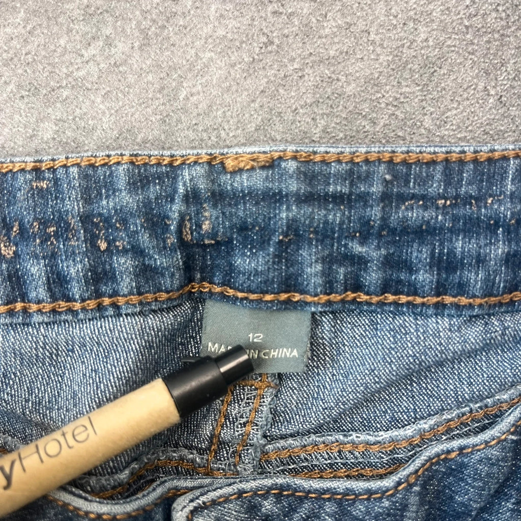 Vintage Natural Jeans Damen Bootcut Gr. L Blau 2000s