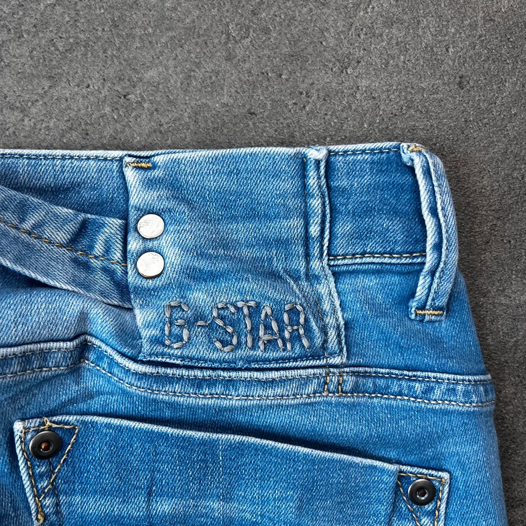 Vintage G-Star Raw Jeans Damen Straight W29 L32 Gr. M Blau 2000s