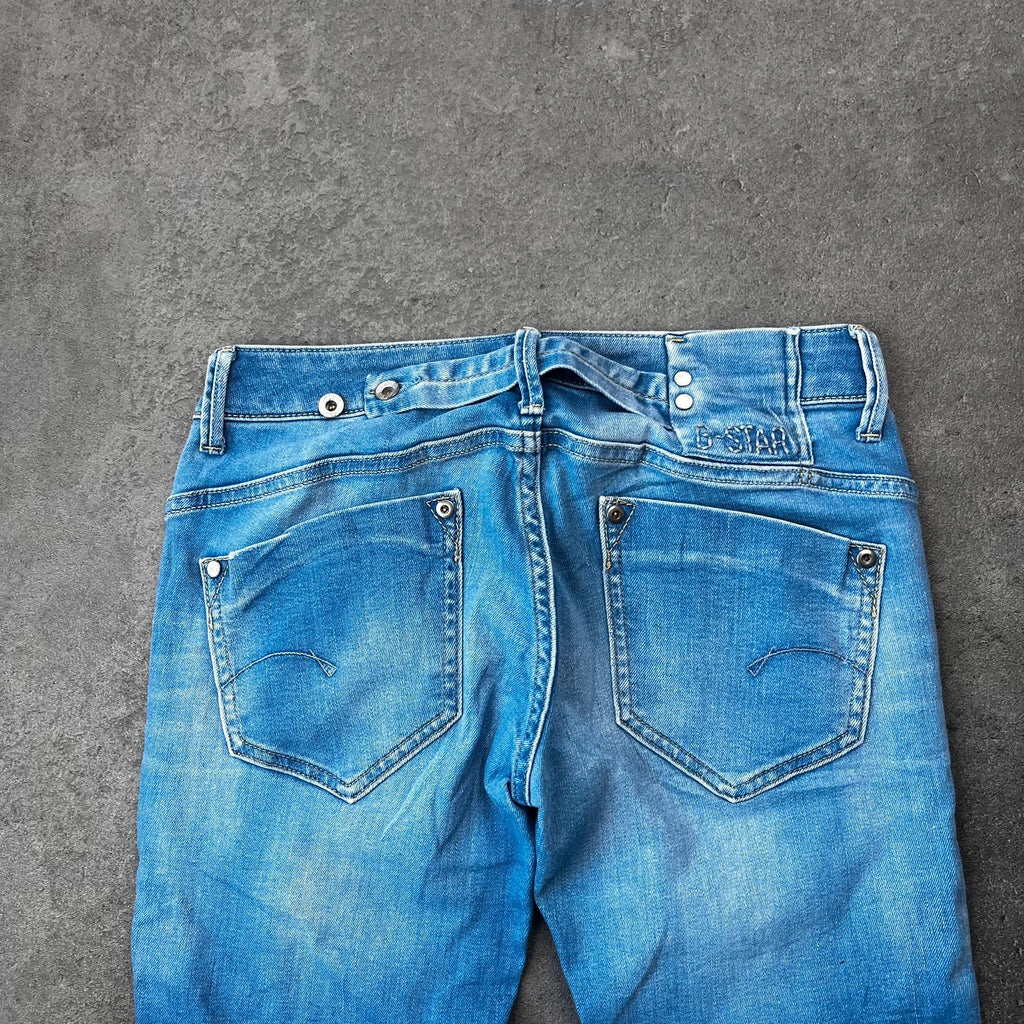 Vintage G-Star Raw Jeans Damen Straight W29 L32 Gr. M Blau 2000s
