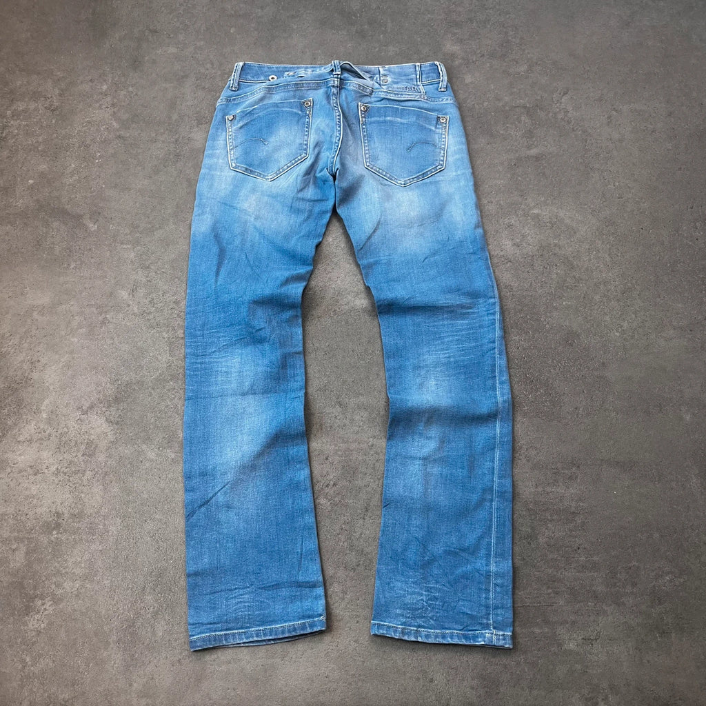 Vintage G-Star Raw Jeans Damen Straight W29 L32 Gr. M Blau 2000s