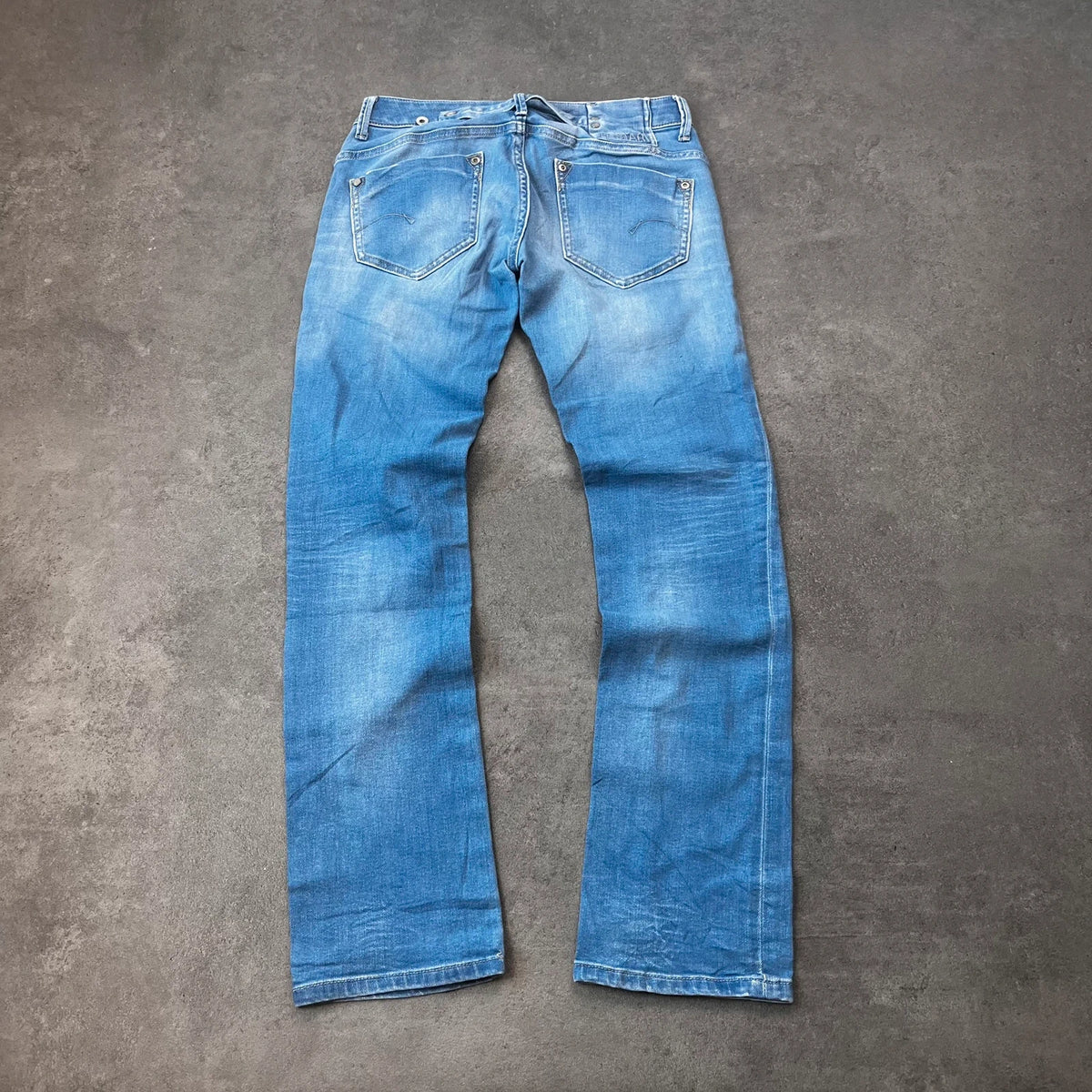 Vintage G-Star Raw Jeans Damen Straight W29 L32 Gr. M Blau 2000s
