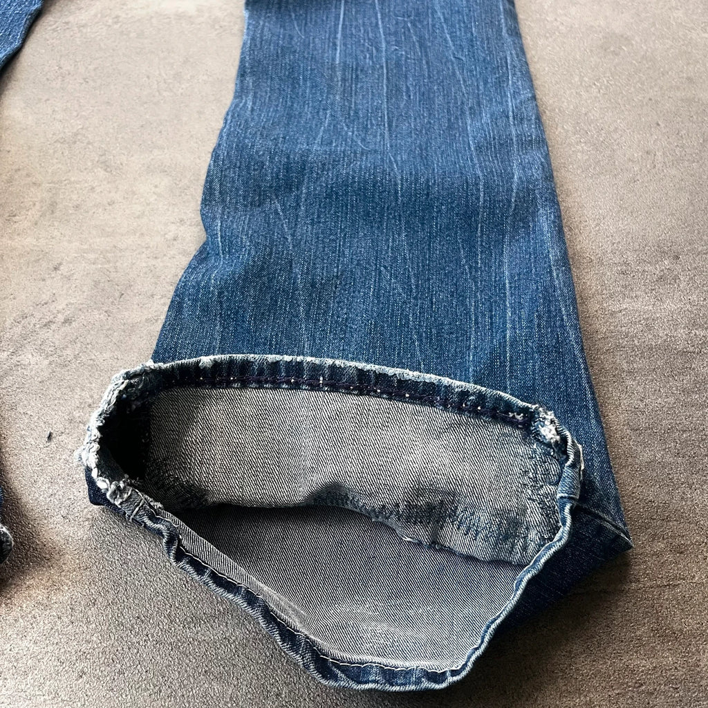 Vintage Arya Jeans Damen Bootcut Gr. M Blau 2000s