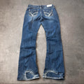 Vintage Arya Jeans Damen Bootcut Gr. M Blau 2000s