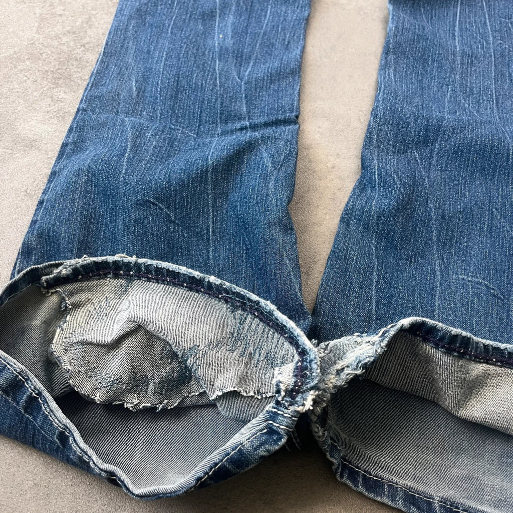Vintage Arya Jeans Damen Bootcut Gr. M Blau 2000s