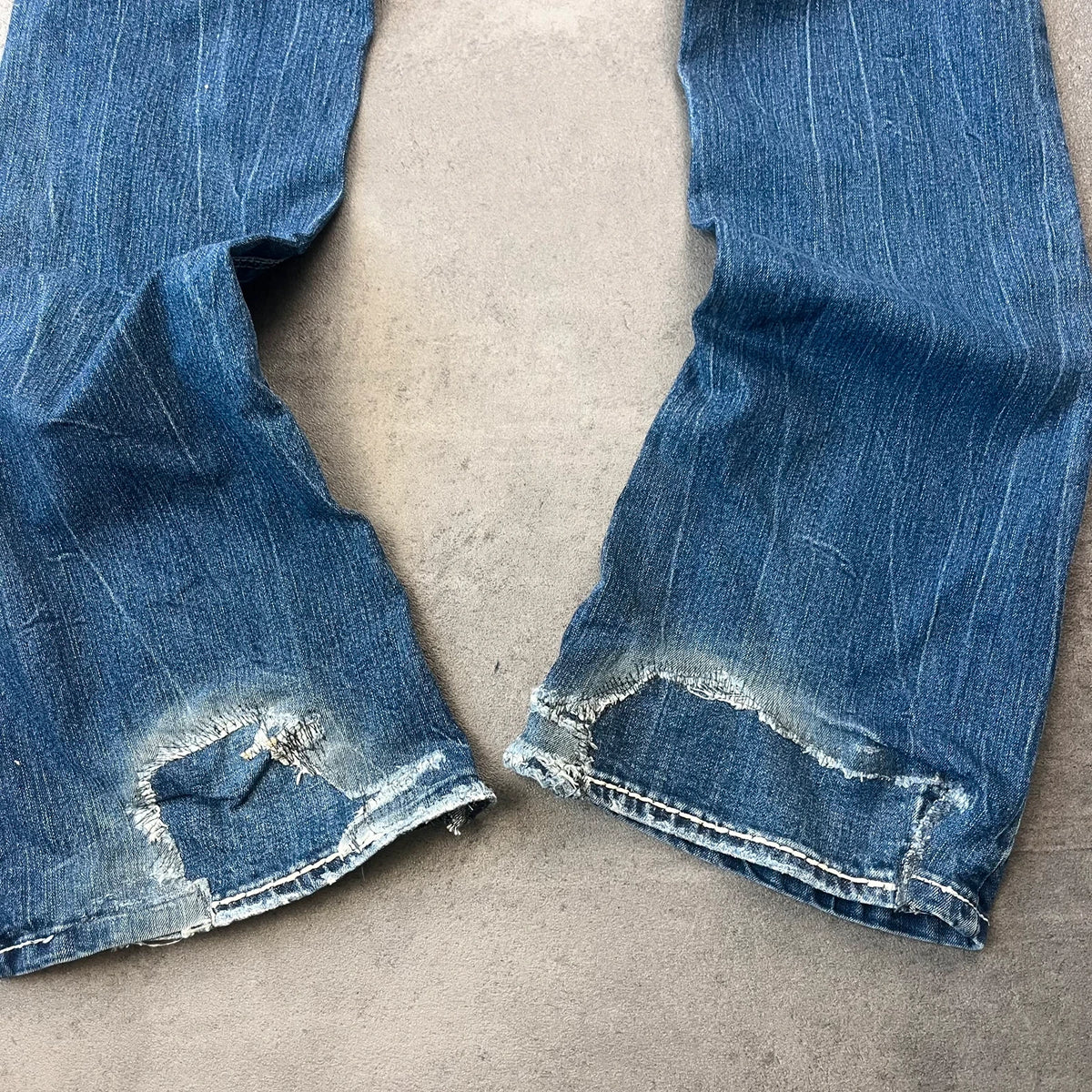 Vintage Arya Jeans Damen Bootcut Gr. M Blau 2000s