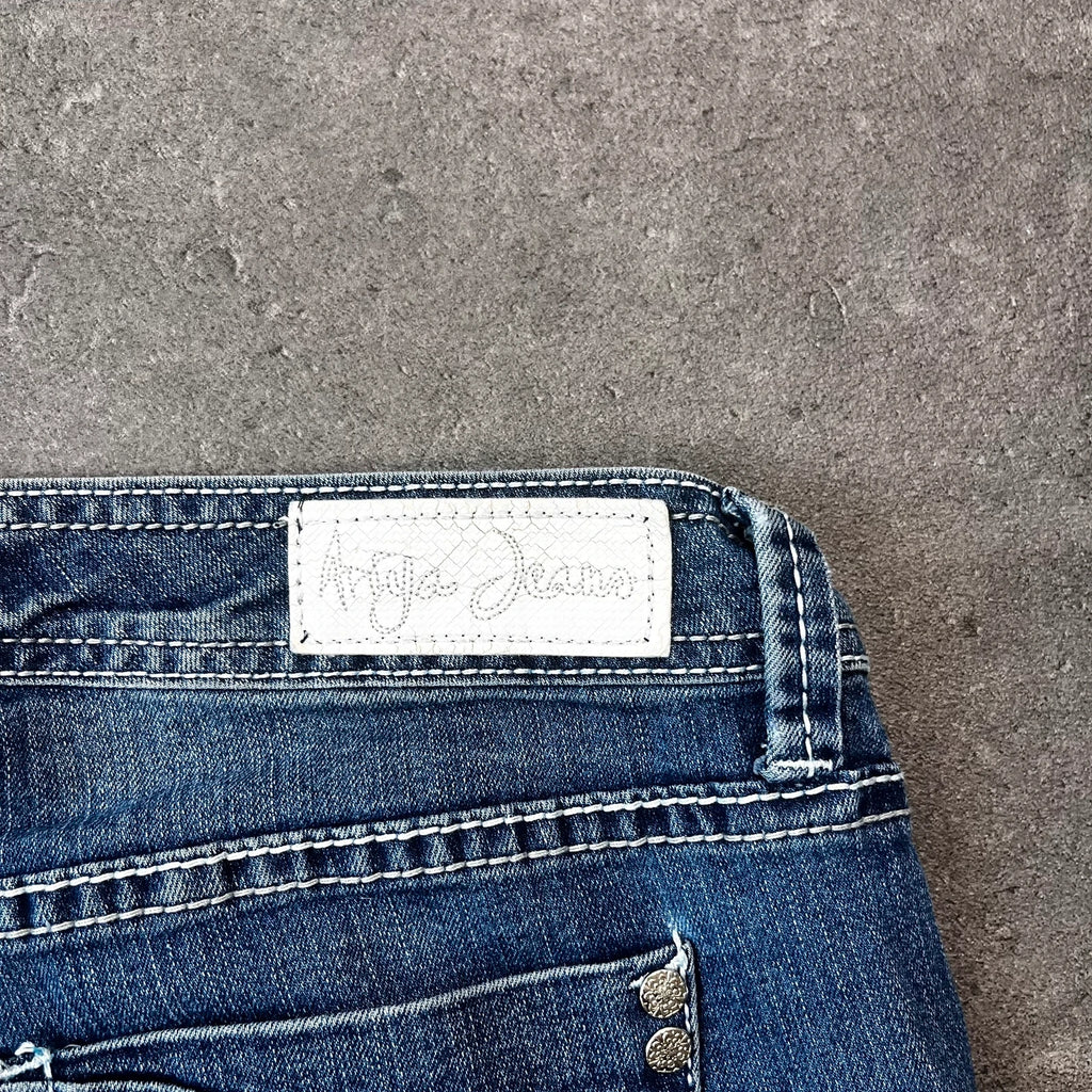 Vintage Arya Jeans Damen Bootcut Gr. M Blau 2000s