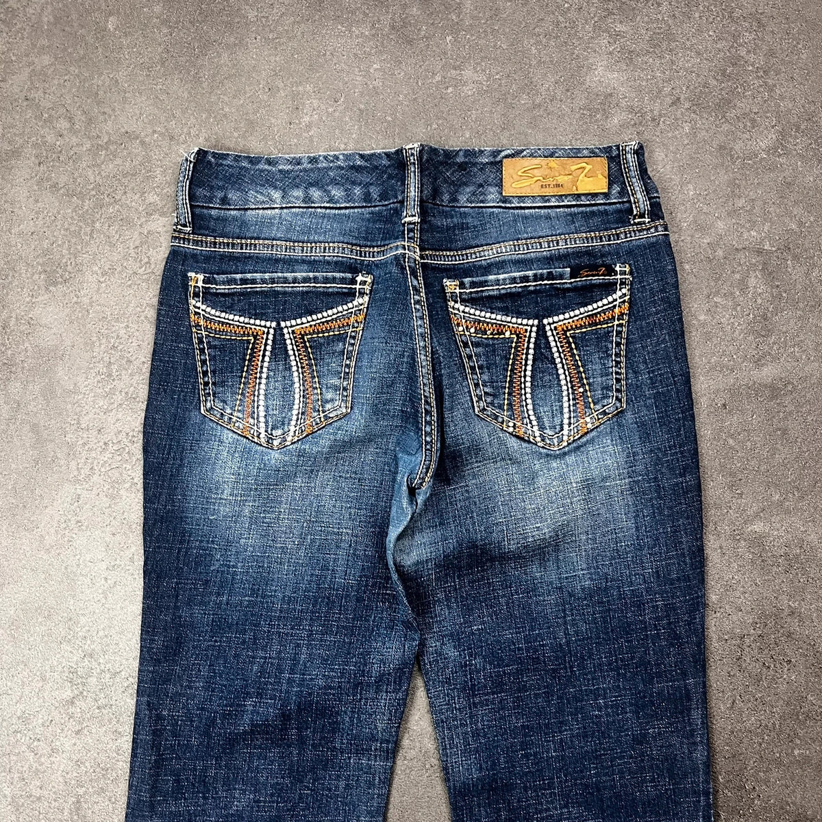 Vintage Seven7 Jeans Damen Bootcut Gr. S Blau 2000s