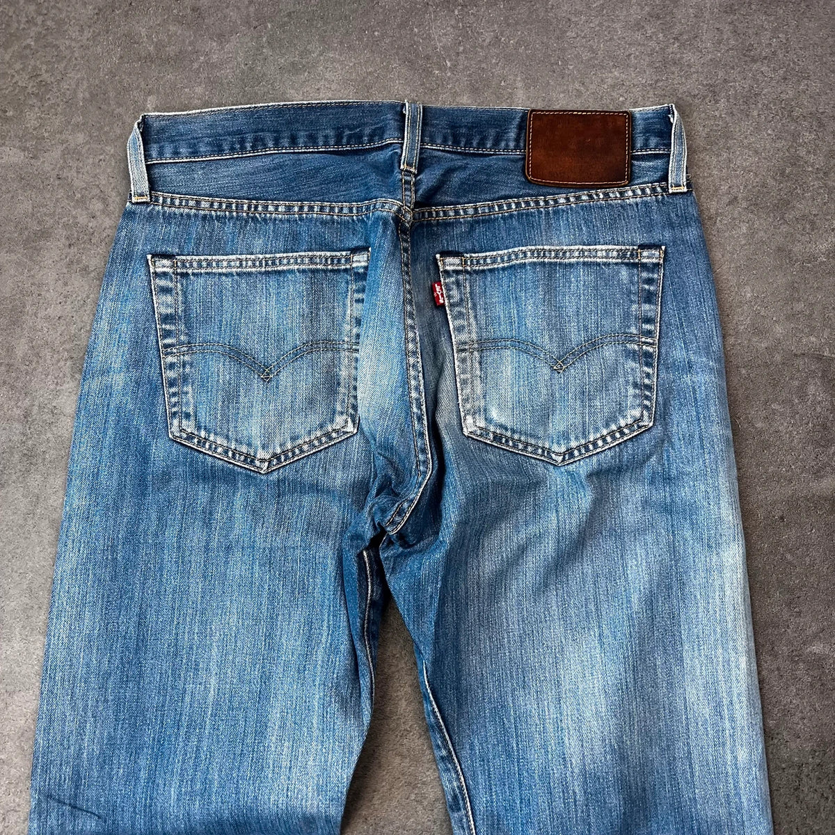 Vintage Levi's 501 Jeans Herren Straight W32 L32 Washed Blau 2000s