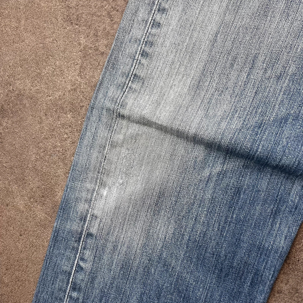Vintage Levi's 501 Jeans Herren Straight W32 L32 Washed Blau 2000s