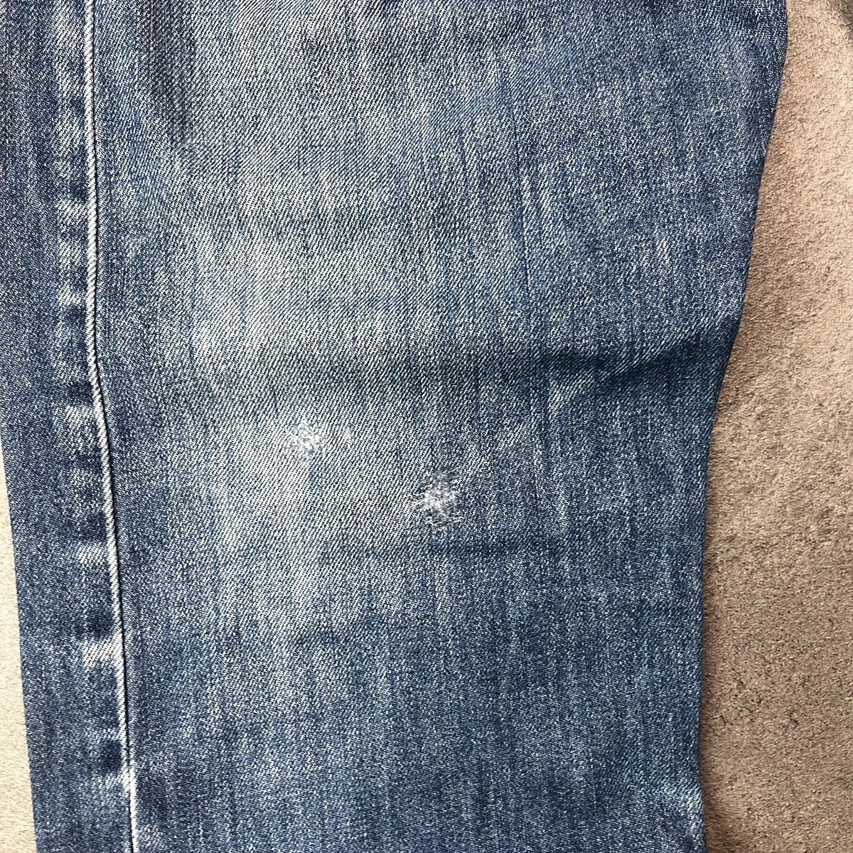Vintage Levi's 501 Jeans Herren Straight W34 L34 Washed Blau 2000s